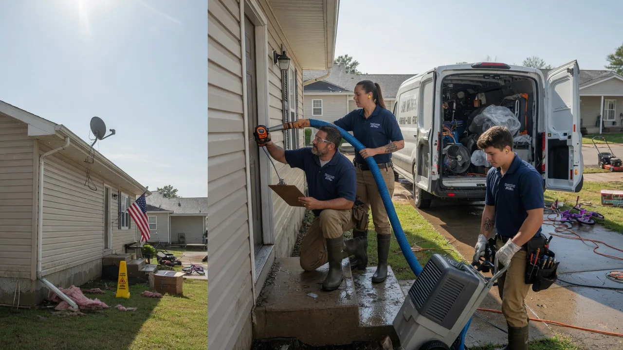 Ceiling Water Damage Restoration in Mineral, IL near me